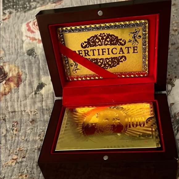 Other - Gold Plated Collectible Bar in Display Box